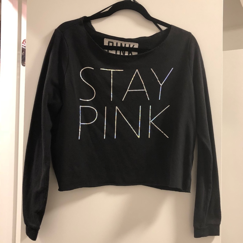 VS PINK Crop Pullover